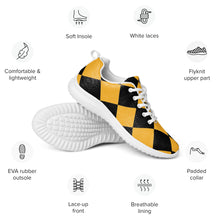 Load image into Gallery viewer, Black + Yellow Checker Shoes