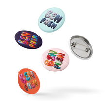 Load image into Gallery viewer, Set of Ben Phen pin buttons