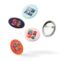 Load image into Gallery viewer, Set of Ben Phen pin buttons