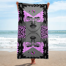 Load image into Gallery viewer, A Face Ben Phen Beach Towel