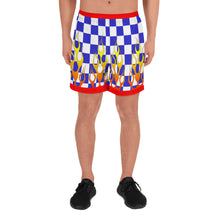 Load image into Gallery viewer, Blue Race Check Shorts