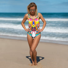 Load image into Gallery viewer, Ben Phen Warrior Totem One-Piece Swim