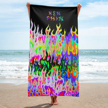 Load image into Gallery viewer, Multiflame Beach Towel