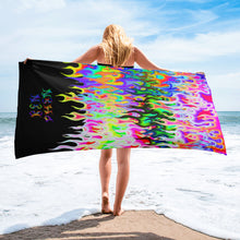 Load image into Gallery viewer, Multiflame Beach Towel