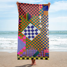 Load image into Gallery viewer, Check yourself beach towel
