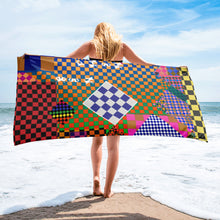 Load image into Gallery viewer, Check yourself beach towel