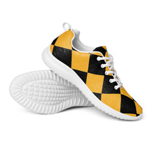 Load image into Gallery viewer, Black + Yellow Checker Shoes
