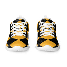 Load image into Gallery viewer, Black + Yellow Checker Shoes
