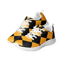 Load image into Gallery viewer, Black + Yellow Checker Shoes
