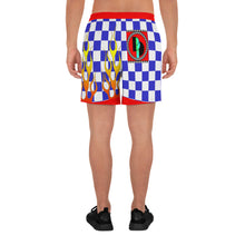 Load image into Gallery viewer, Blue Race Check Shorts

