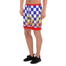 Load image into Gallery viewer, Blue Race Check Shorts
