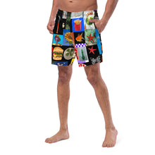 Load image into Gallery viewer, Clip Art Swim Short
